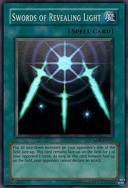 Swords of Revealing Light [LOB-EN101] Super Rare - Josh's Cards