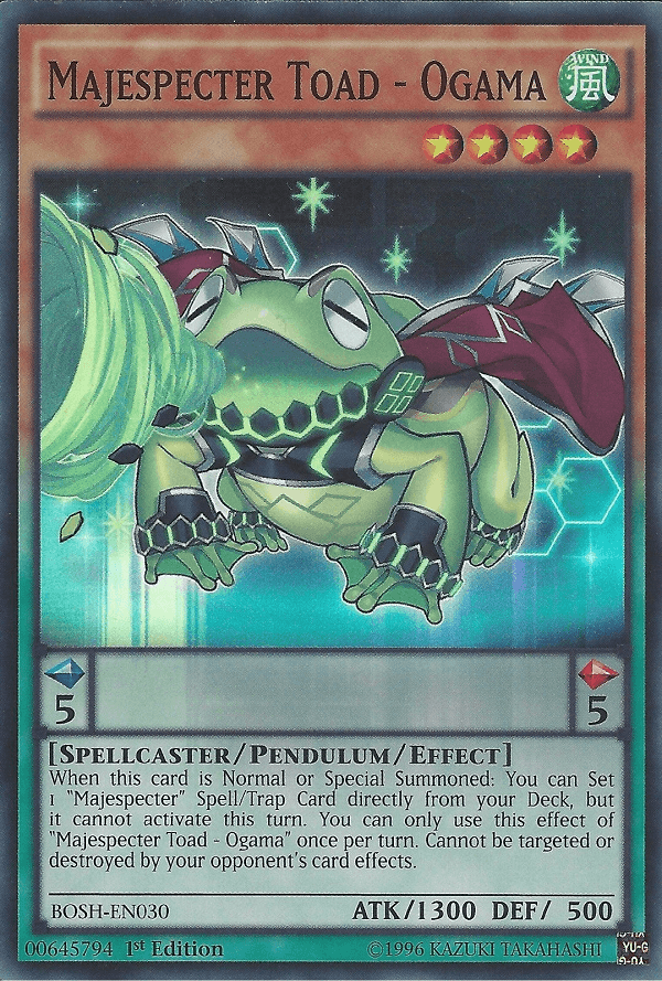 Majespecter Toad - Ogama [BOSH-EN030] Super Rare - Josh's Cards