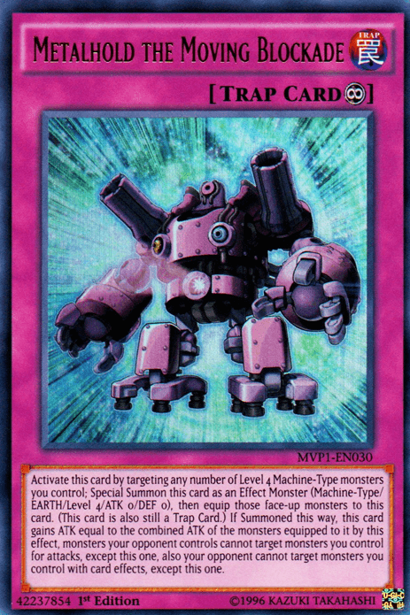 Metalhold the Moving Blockade [MVP1-EN030] Ultra Rare - Josh's Cards