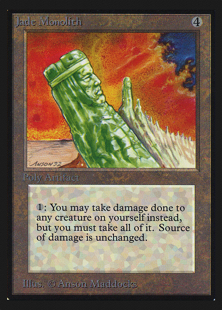 Jade Monolith (IED-) - Intl. Collectors' Edition