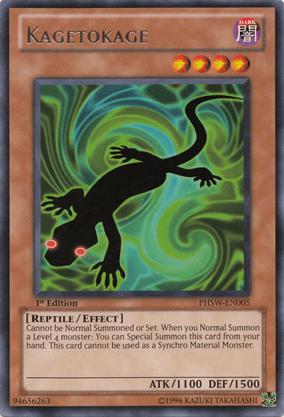 Kagetokage [PHSW-EN005] Rare - Josh's Cards