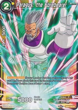 Paragus, the Forebearer (EX07-09) [Magnificent Collection Fusion Hero] Parallel Foil