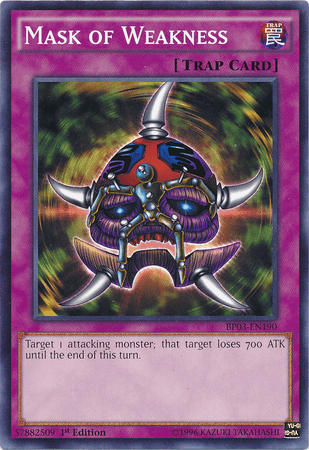 Mask of Weakness [BP03-EN190] Common - Josh's Cards