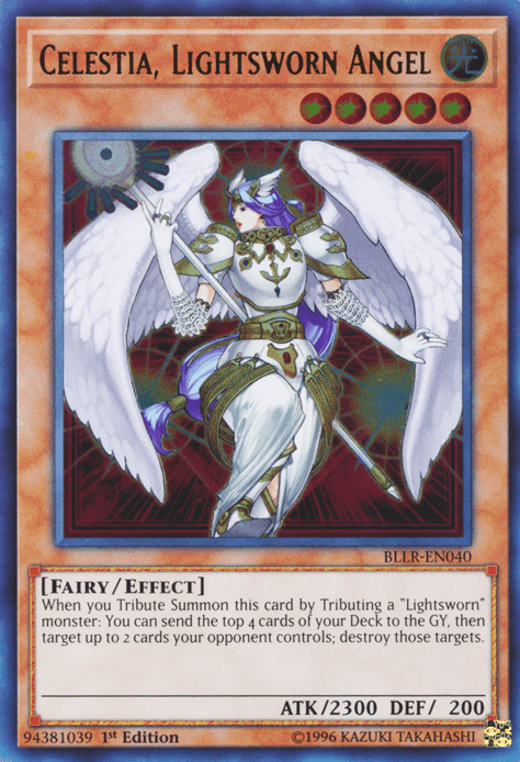 Celestia, Lightsworn Angel [BLLR-EN040] Ultra Rare - Josh's Cards