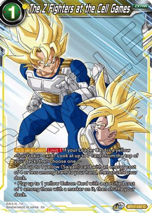 The Z Fighters at the Cell Games (BT17-107) [Ultimate Squad] Parallel Foil