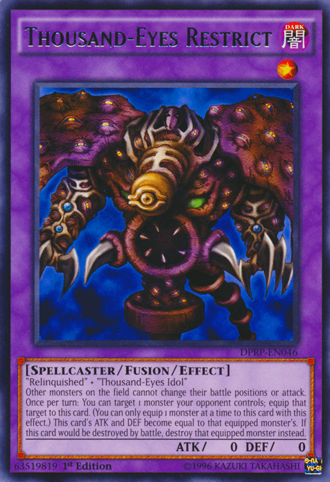 Thousand-Eyes Restrict [DPRP-EN046] Rare - Josh's Cards