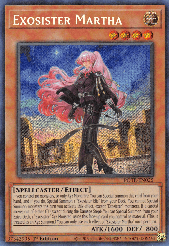 Exosister Martha [POTE-EN025] Secret Rare - Josh's Cards