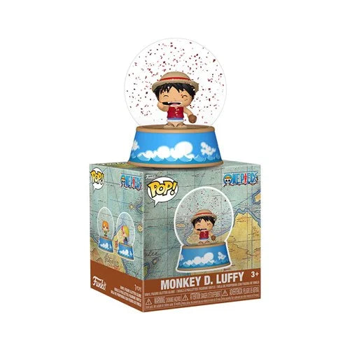 One Piece Mini Glitter Globe - Monkey.D.Luffy