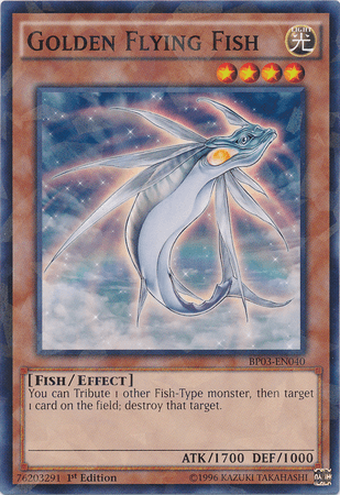 Golden Flying Fish [BP03-EN040] Shatterfoil Rare - Josh's Cards