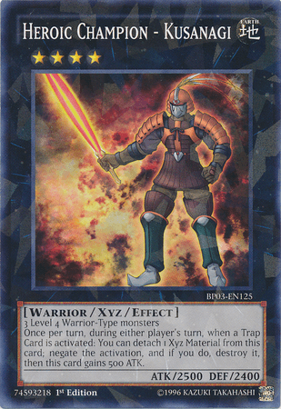 Heroic Champion - Kusanagi [BP03-EN125] Shatterfoil Rare - Josh's Cards