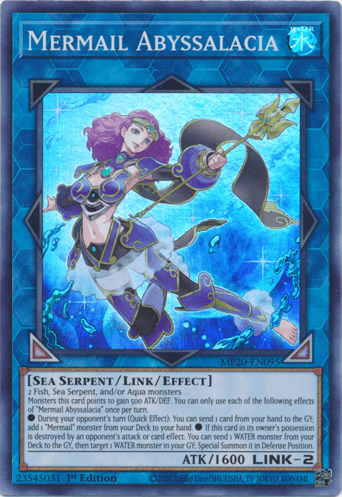 Mermail Abyssalacia [MP20-EN095] Super Rare - Josh's Cards