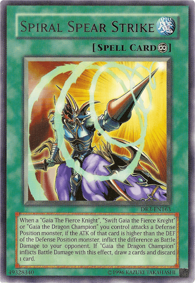 Spiral Spear Strike [DR3-EN163] Rare - Josh's Cards