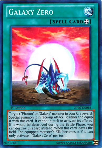Galaxy Zero [ZTIN-EN018] Super Rare - Josh's Cards