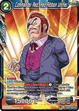 Commander Red, Red Ribbon Unifier (BT17-037) [Ultimate Squad] Parallel Foil