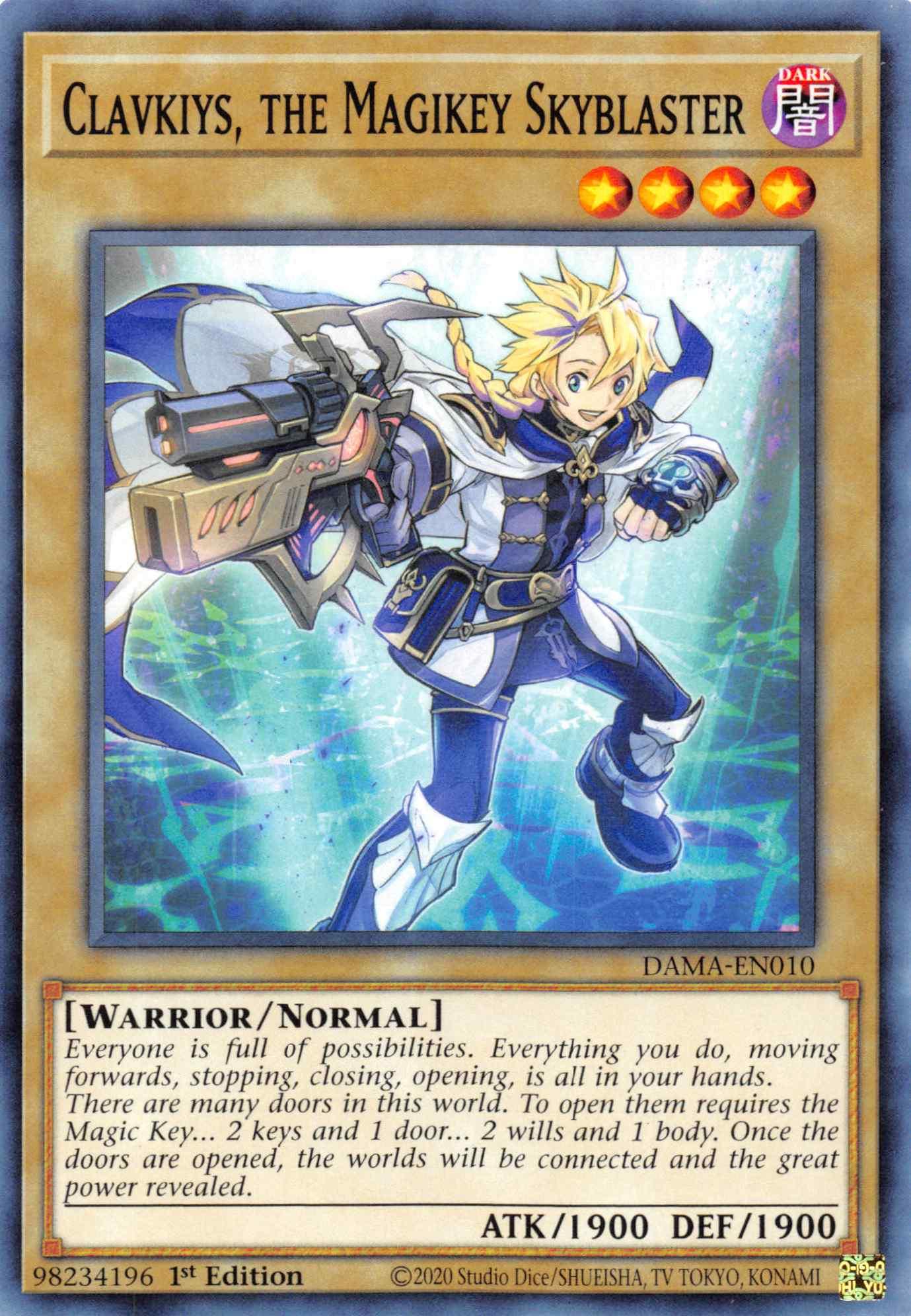 Clavkiys, the Magikey Skyblaster [DAMA-EN010] Common - Josh's Cards