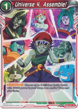 Universe 4, Assemble! (Reprint) (DB2-031) [Battle Evolution Booster] Parallel Foil