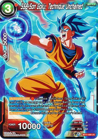 SSB Son Goku, Technique Unchained (BT11-006) [Vermilion Bloodline 2nd Edition] Parallel Foil