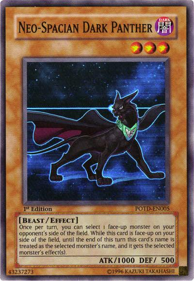Neo-Spacian Dark Panther [POTD-EN005] Super Rare - Josh's Cards