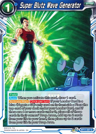 Super Blutz Wave Generator (BT11-057) [Vermilion Bloodline] Parallel Foil