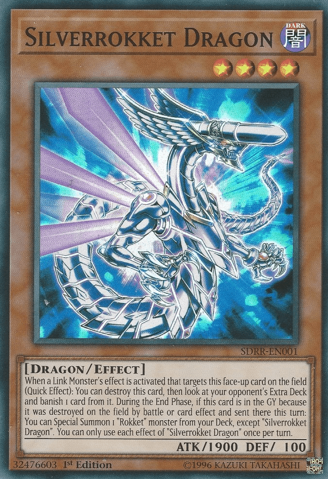 Silverrokket Dragon [SDRR-EN001] Super Rare - Josh's Cards