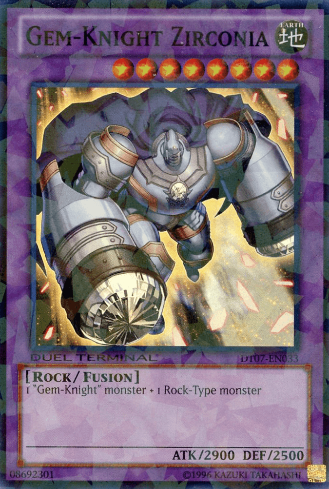 Gem-Knight Zirconia [DT07-EN033] Super Rare - Josh's Cards