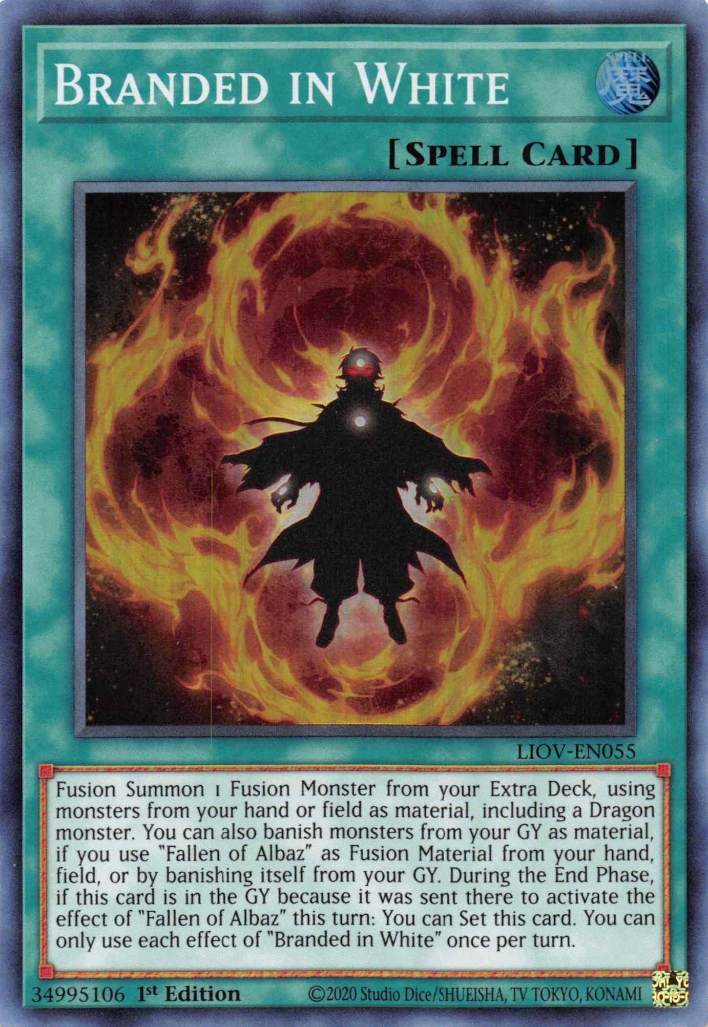 Branded in White [LIOV-EN055] Super Rare - Josh's Cards