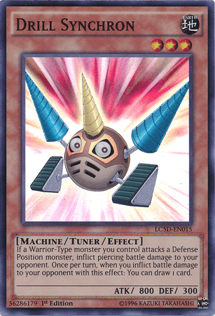 Drill Synchron [LC5D-EN015] Super Rare - Josh's Cards
