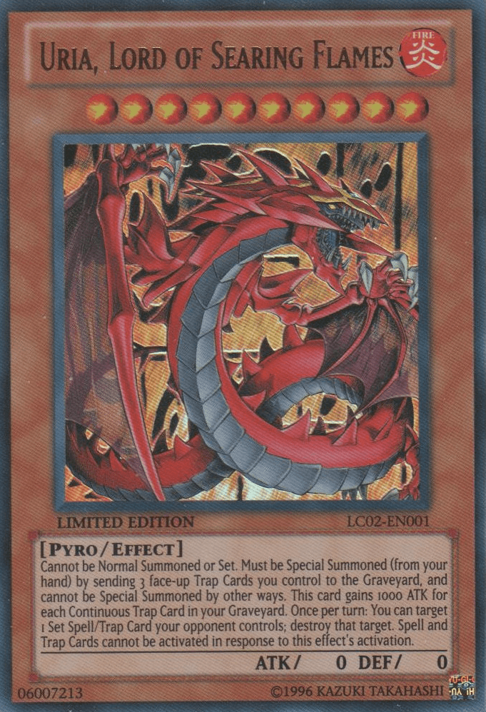 Uria, Lord of Searing Flames [LC02-EN001] Ultra Rare - Josh's Cards
