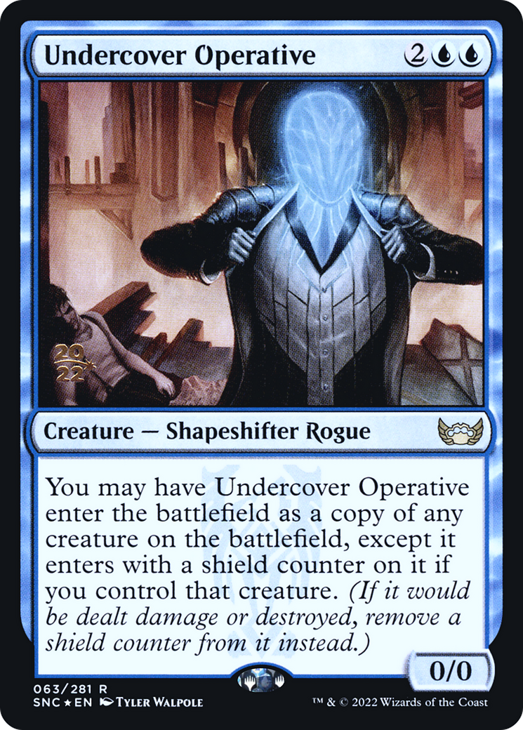 Undercover Operative (PRE-63S) - Streets of New Capenna Promos Foil