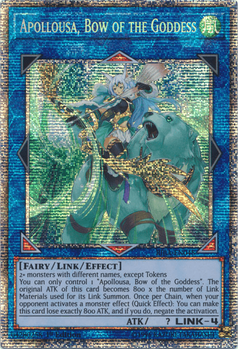 Apollousa, Bow of the Goddess [RIRA-EN048] Starlight Rare - Josh's Cards