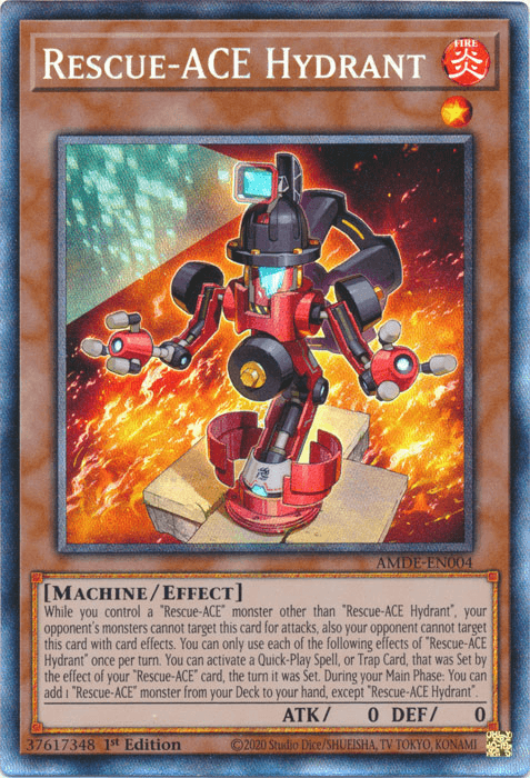 Rescue-ACE Hydrant [AMDE-EN004] Collector's Rare - Josh's Cards