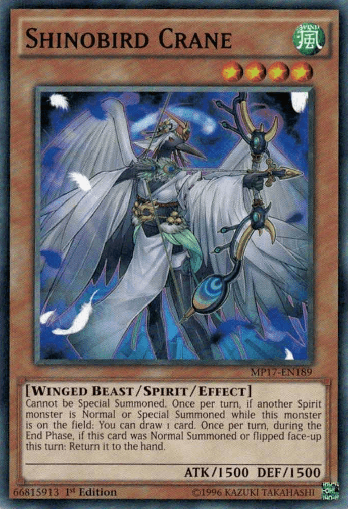 Shinobird Crane [MP17-EN189] Common - Josh's Cards