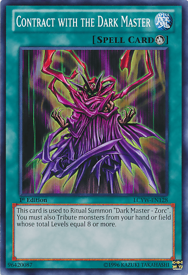 Contract with the Dark Master [LCYW-EN128] Common - Josh's Cards
