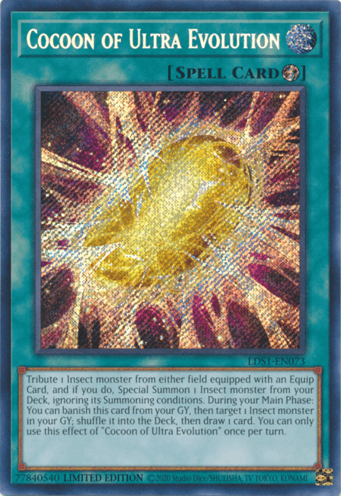 Cocoon of Ultra Evolution [LDS1-EN073] Secret Rare - Josh's Cards