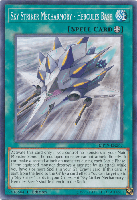 Sky Striker Mecharmory - Hercules Base [MP19-EN267] Common - Josh's Cards