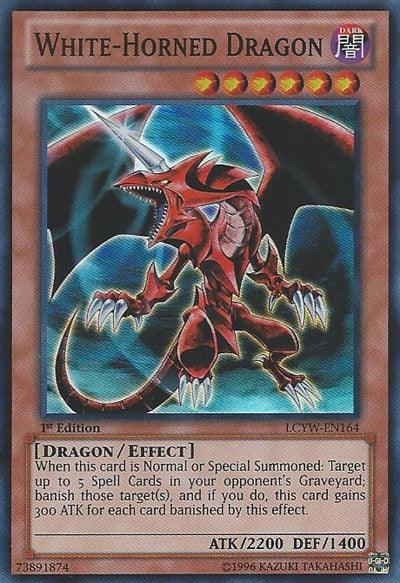 White-Horned Dragon (Redemption Replacement) [MDP2-EN006K] Rare - Josh's Cards
