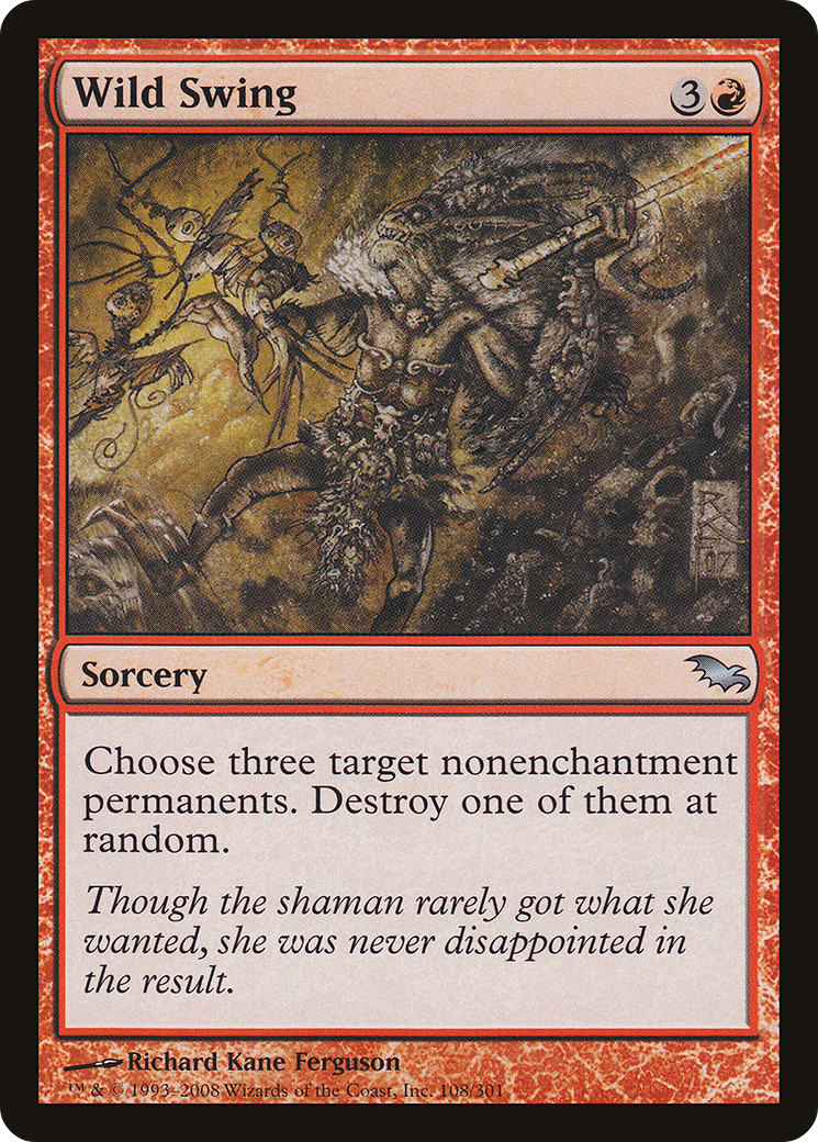 Wild Swing (SHM-108) - Shadowmoor Foil