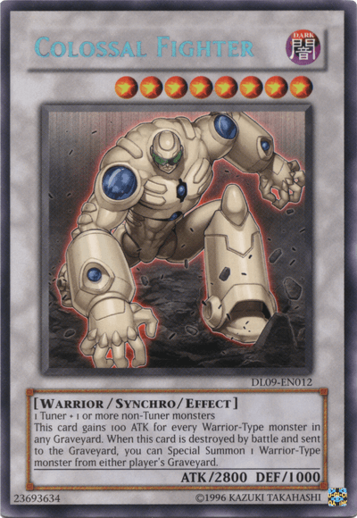 Colossal Fighter (Blue) [DL09-EN012] Rare - Josh's Cards