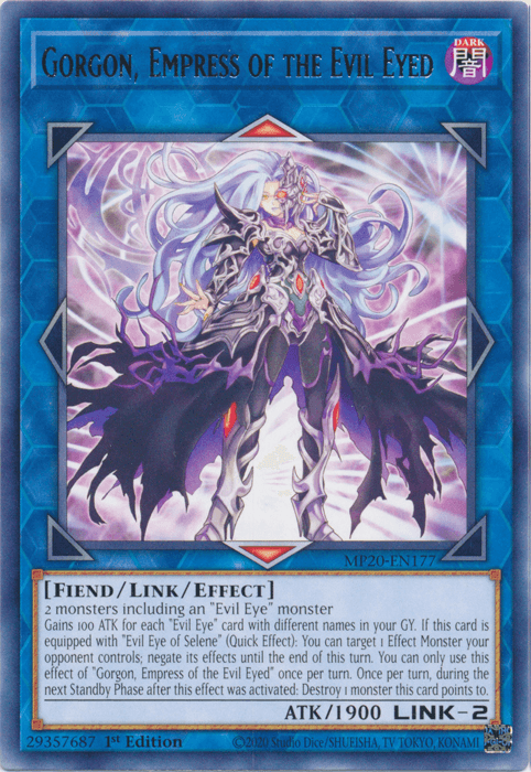 Gorgon, Empress of the Evil Eyed [MP20-EN177] Rare - Josh's Cards