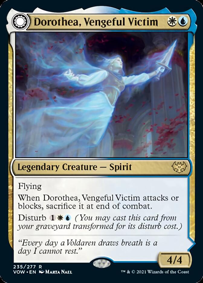 Dorothea, Vengeful Victim // Dorothea's Retribution (VOW-235) - Innistrad: Crimson Vow: (Double Faced Transform) Foil