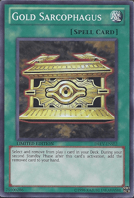 Gold Sarcophagus [DREV-ENSE2] Super Rare - Josh's Cards