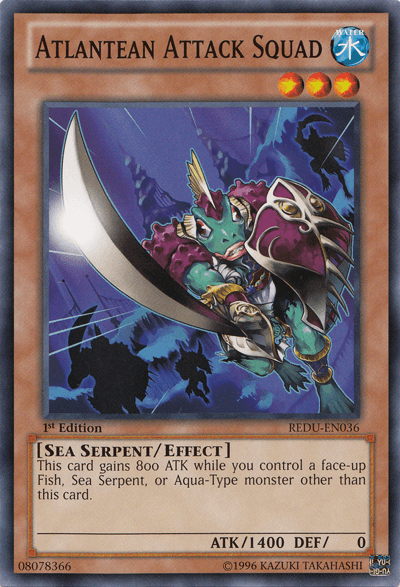 Atlantean Attack Squad [REDU-EN036] Common - Josh's Cards
