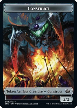 Powerstone // Construct (004) Double-Sided Token [The Brothers' War Tokens] Foil