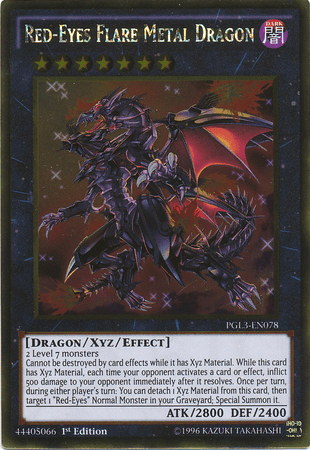 Red-Eyes Flare Metal Dragon [PGL3-EN078] Gold Rare - Josh's Cards