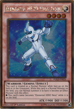 Elemental HERO Neos Alius [PGL2-EN029] Gold Rare - Josh's Cards