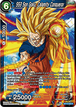 SS3 Son Goku, Calamity Conqueror (BT14-035) [Cross Spirits] Parallel Foil
