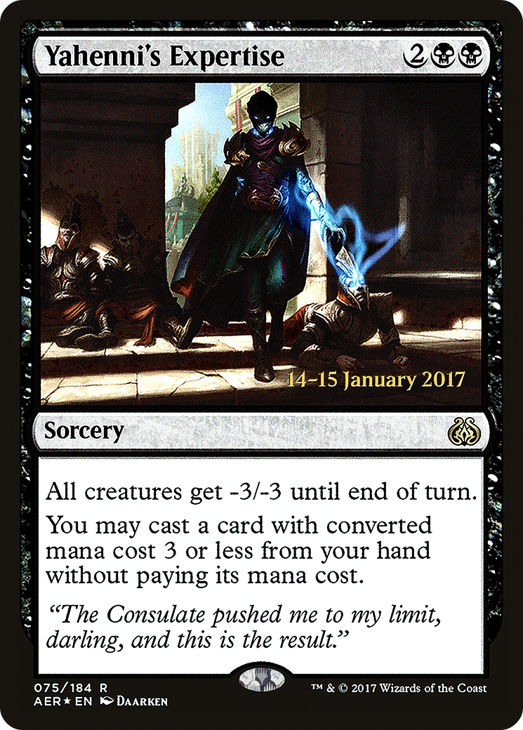 Yahenni's Expertise (PRE-75S) - Aether Revolt Promos Foil