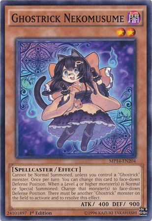 Ghostrick Nekomusume [MP14-EN204] Common - Josh's Cards
