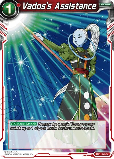 Vados's Assistance (Reprint) (BT1-025) [Battle Evolution Booster] Parallel Foil