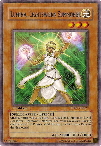Lumina, Lightsworn Summoner (LODT-EN021) - Light of Destruction Unlimited